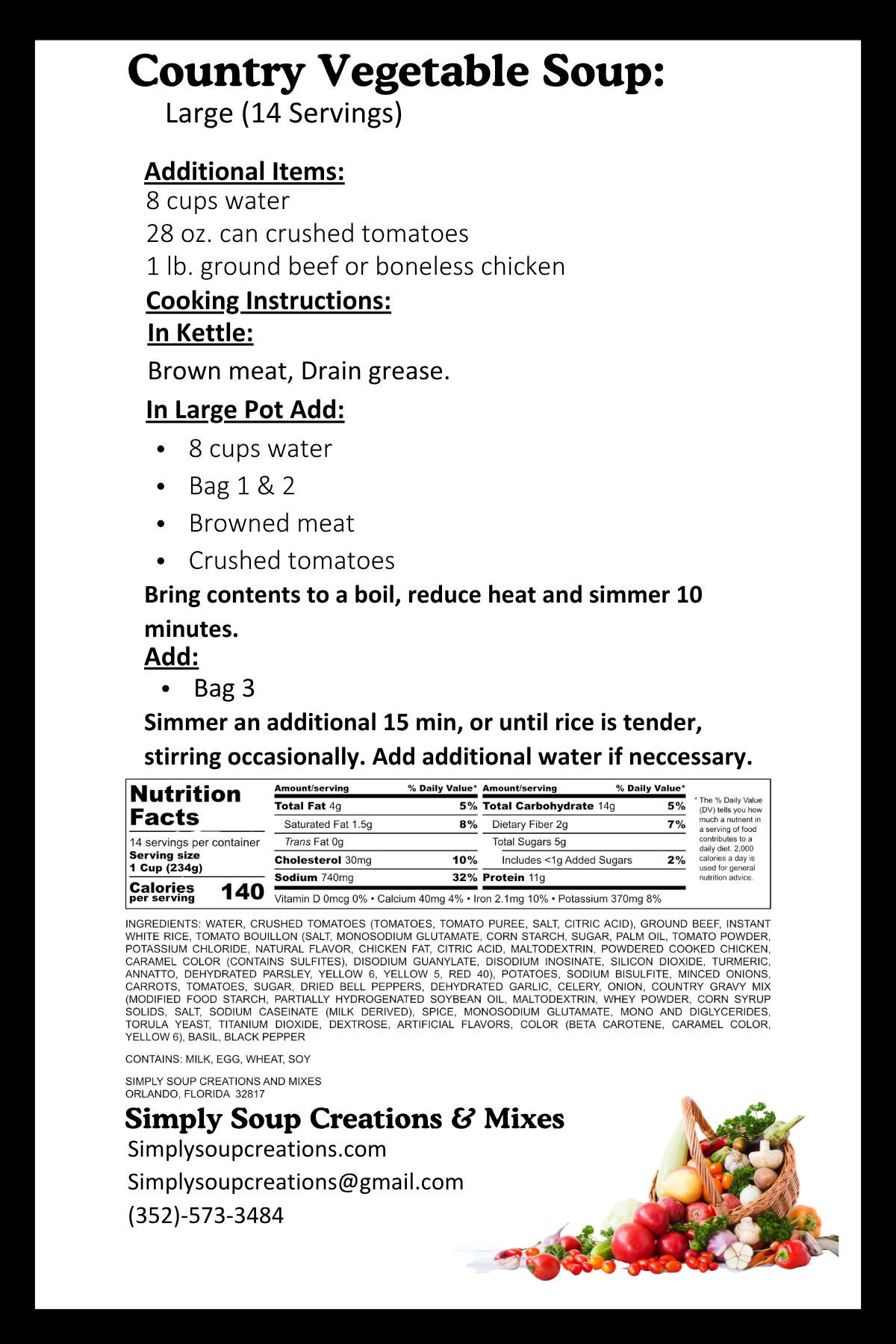 Country Vegetable Soup