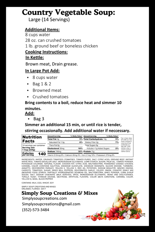 Country Vegetable Soup