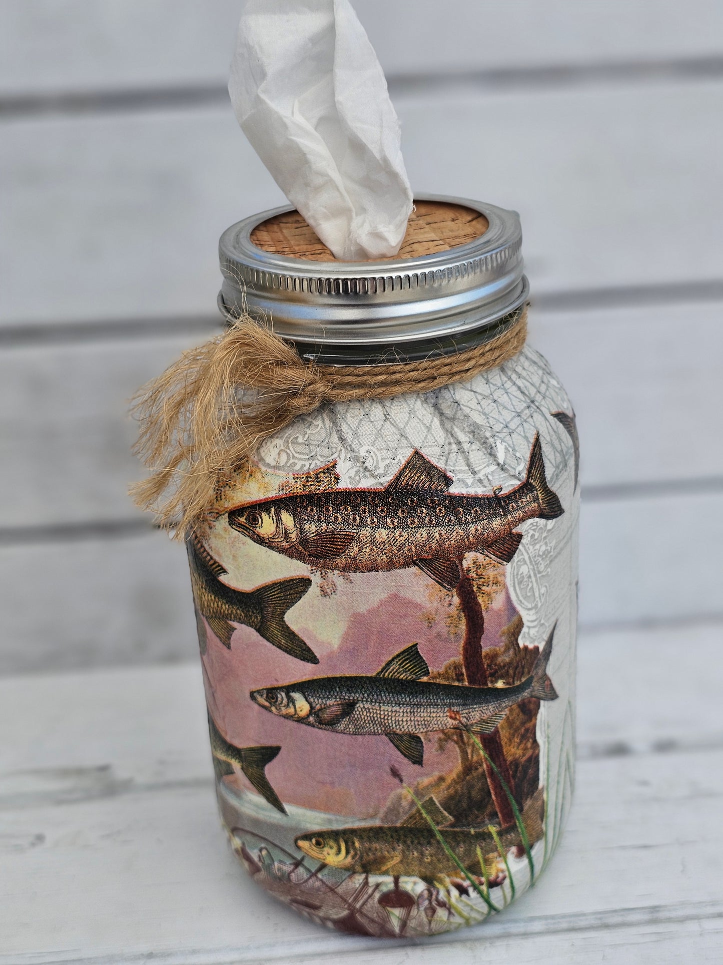 Decorative Tissue Jar (Animals)