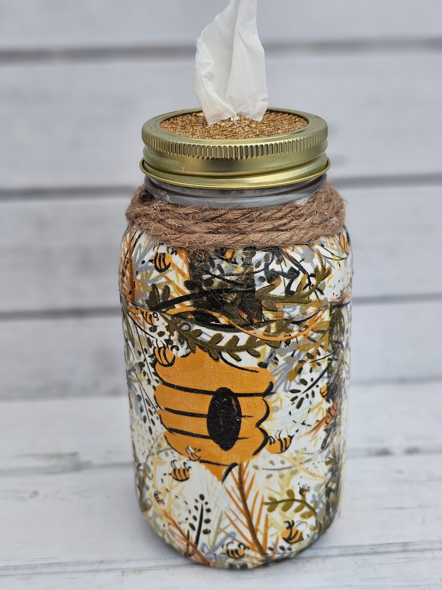 Decorative Tissue Jar (Bee)