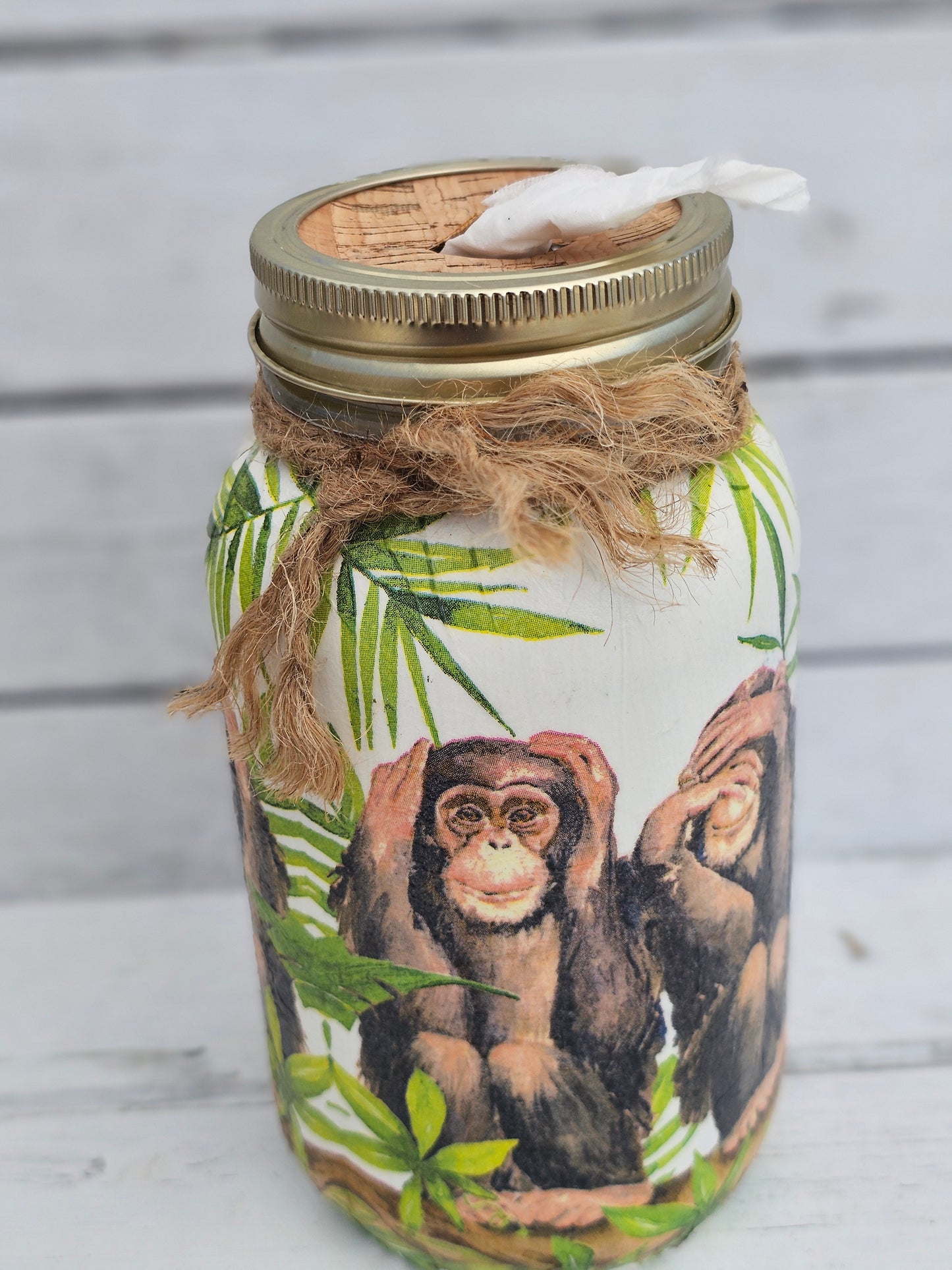 Decorative Tissue Jar (Animals)
