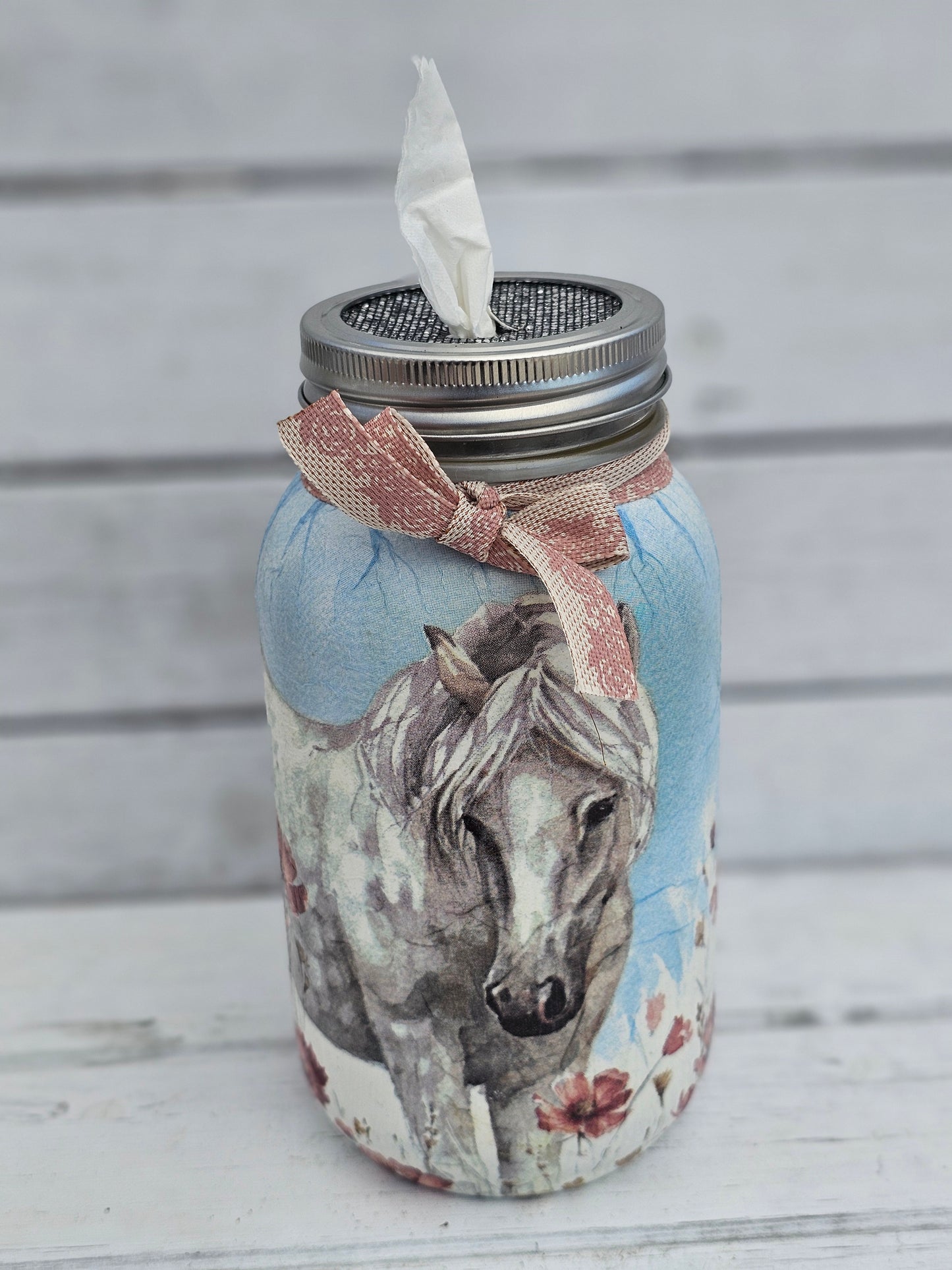 Decorative Tissue Jar ( Horse)