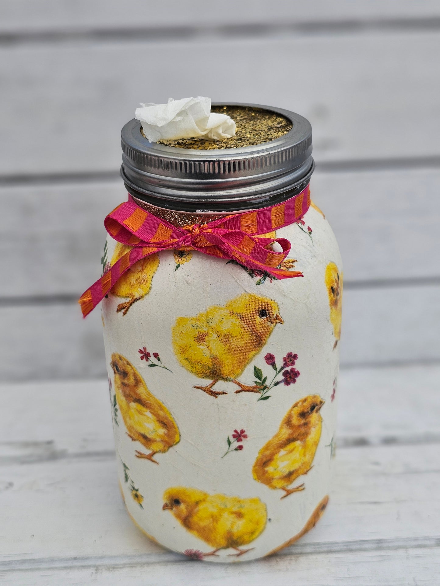 Decorative Tissue Jar (Chicken)