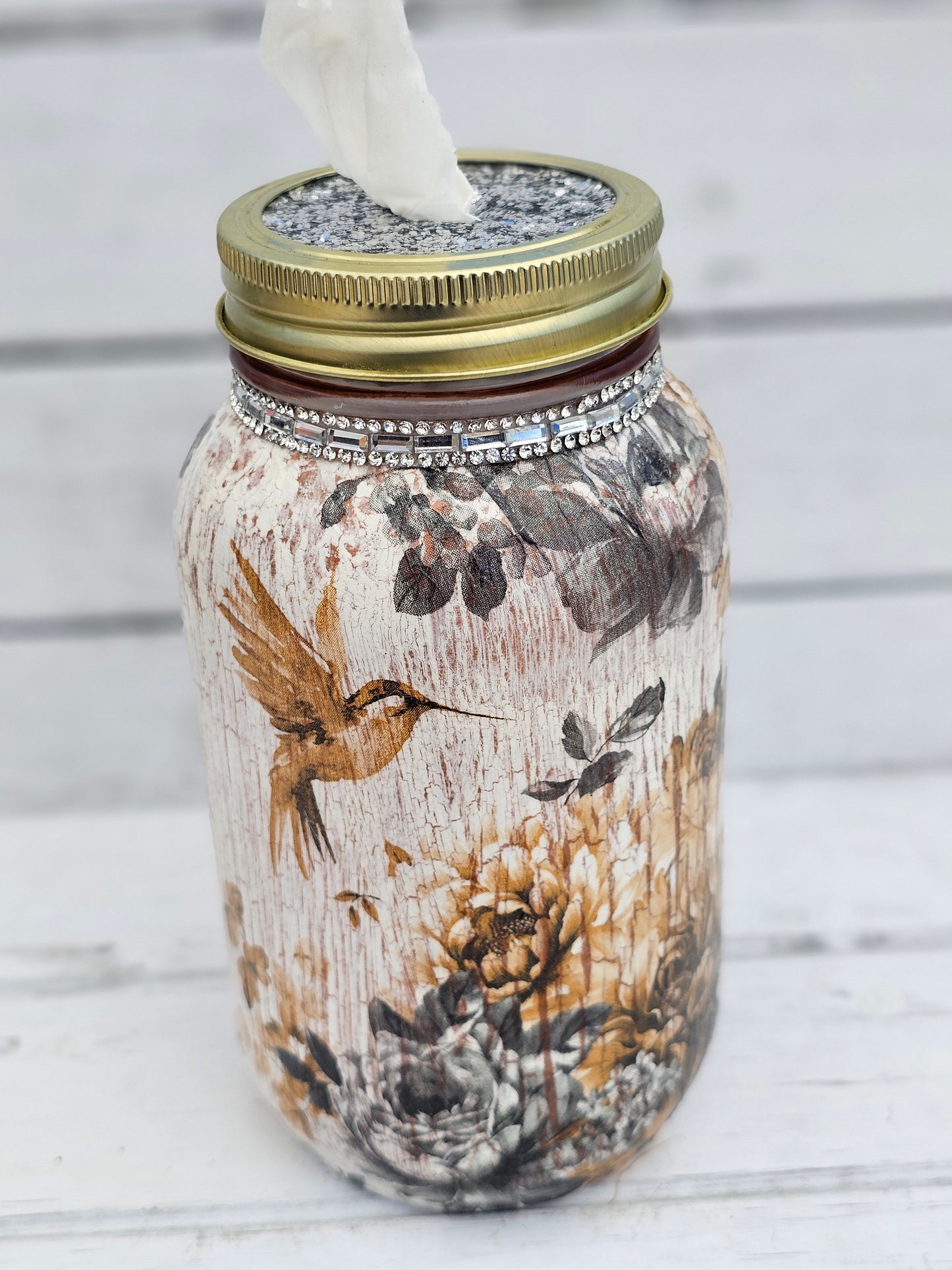Decorative Tissue Jar (Flower)