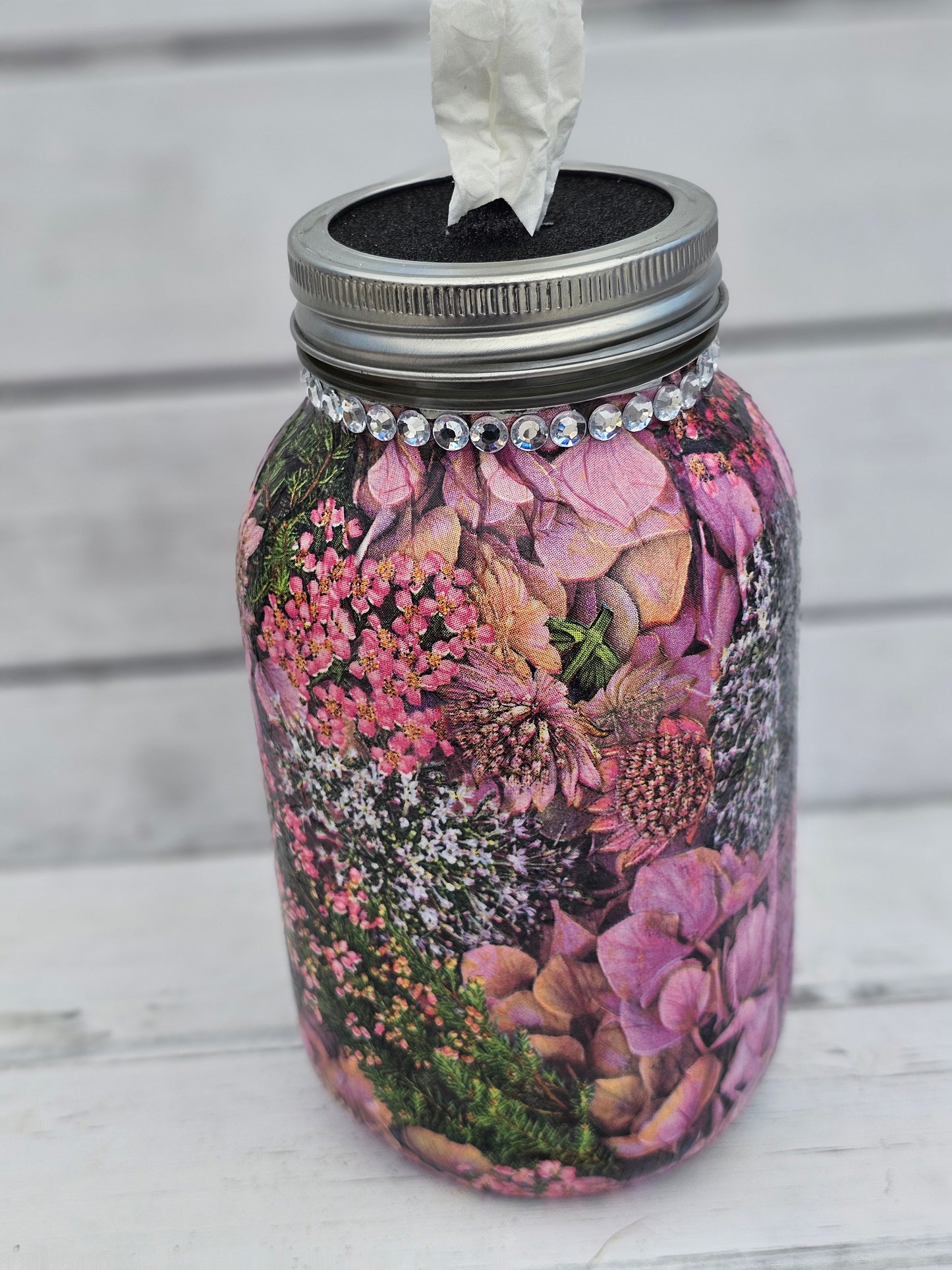 Decorative Tissue Jar (Flower)