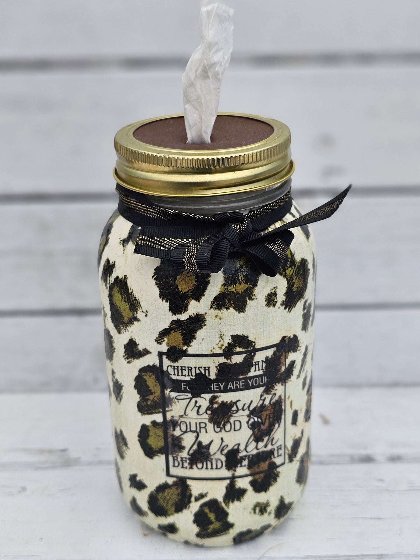 Decorative Tissue Jar (Clearance)