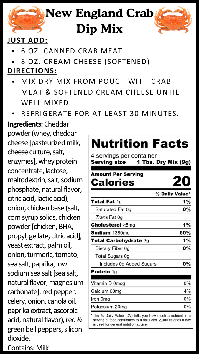 New England Crab Dip Mix