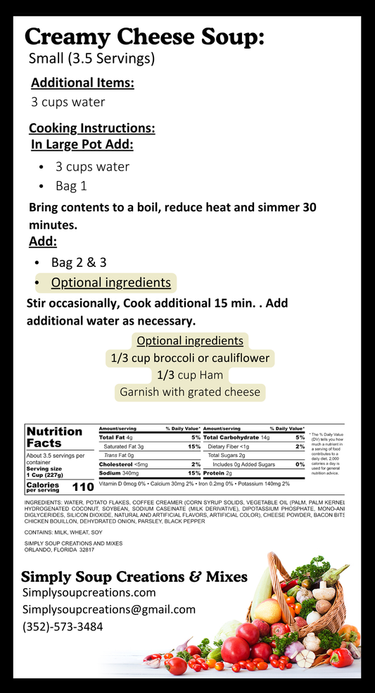 Creamy Cheese Soup