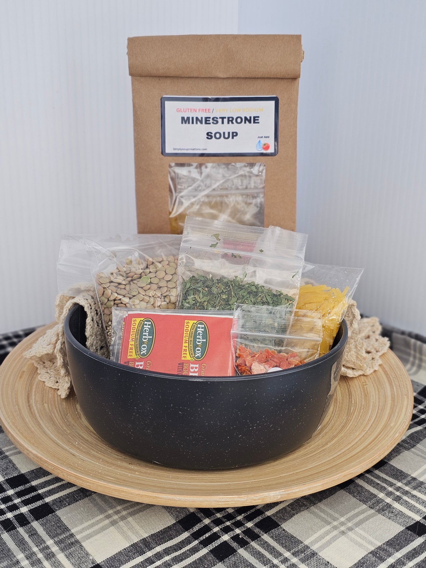 Minestrone Soup / Gluten Free / Low Sodium