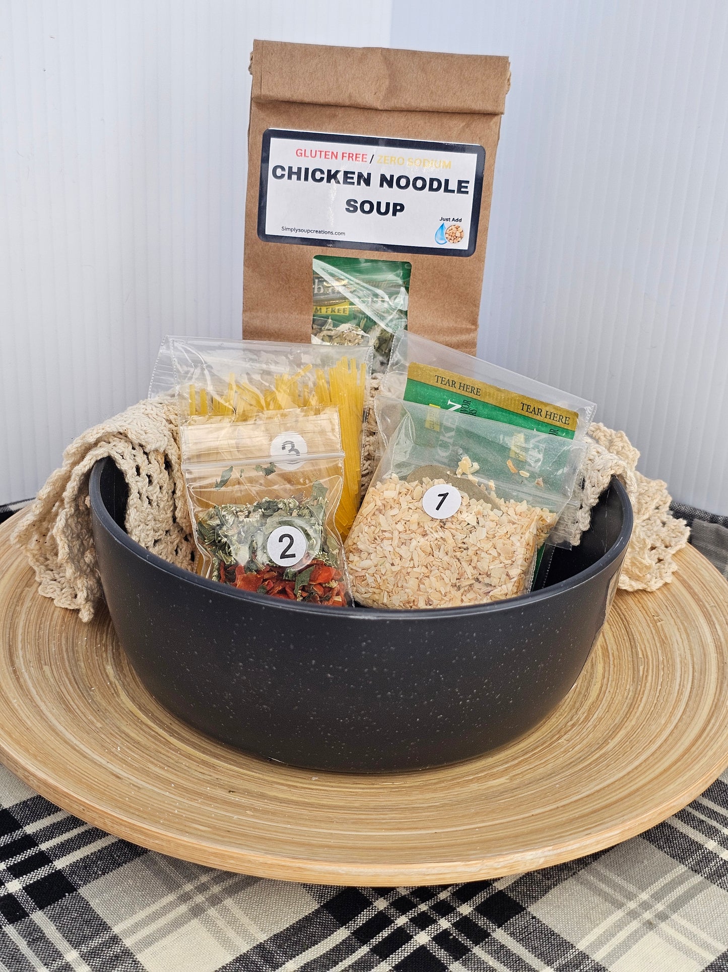 Chicken Noodle Soup /Gluten Free / Zero Sodium