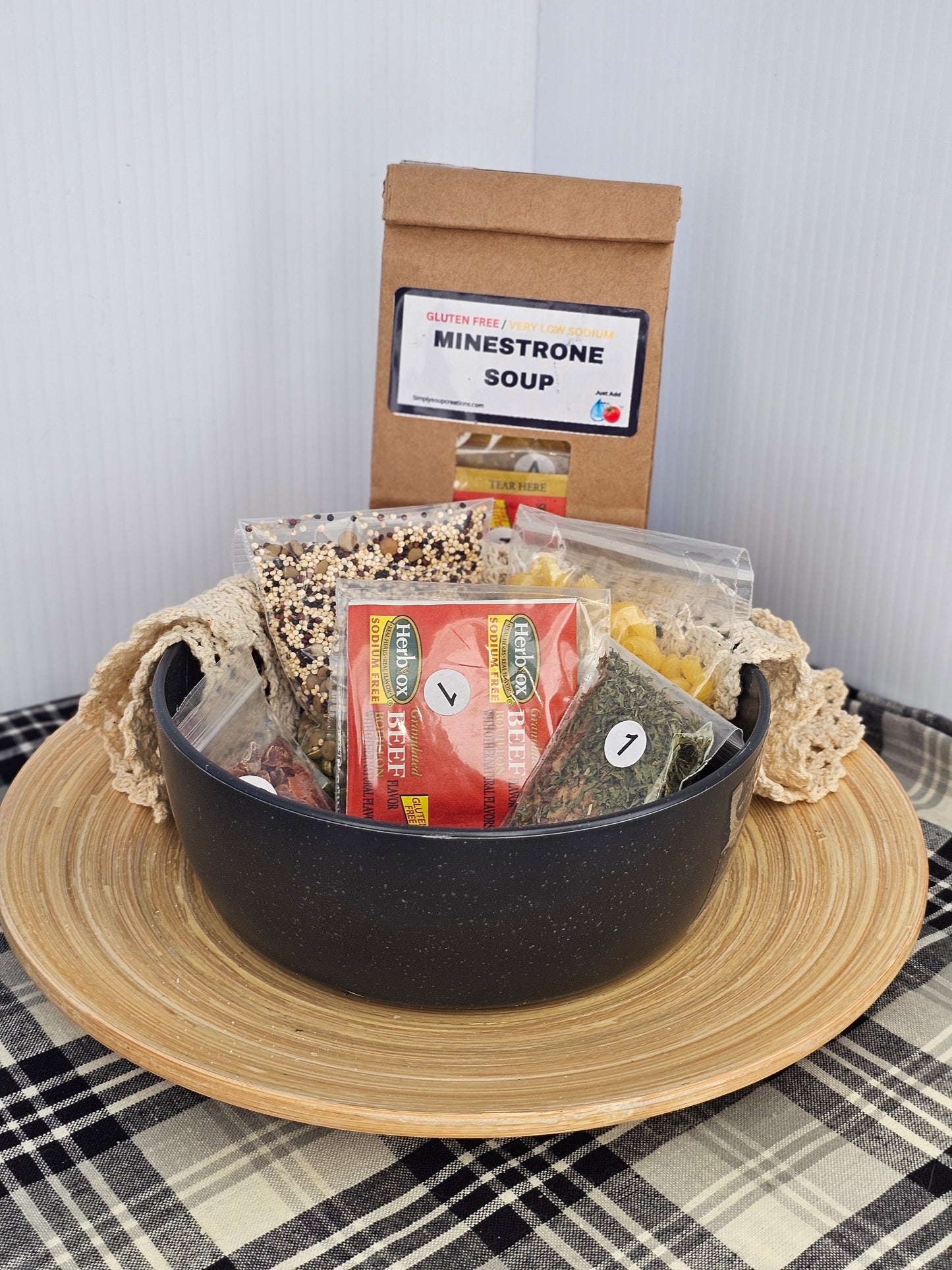 Minestrone Soup / Gluten Free / Low Sodium