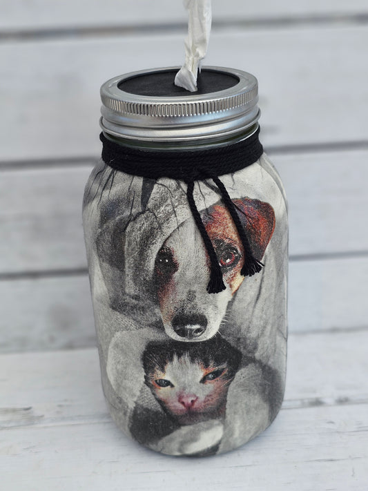 Decorative Tissue Jar (Dog / Cat)