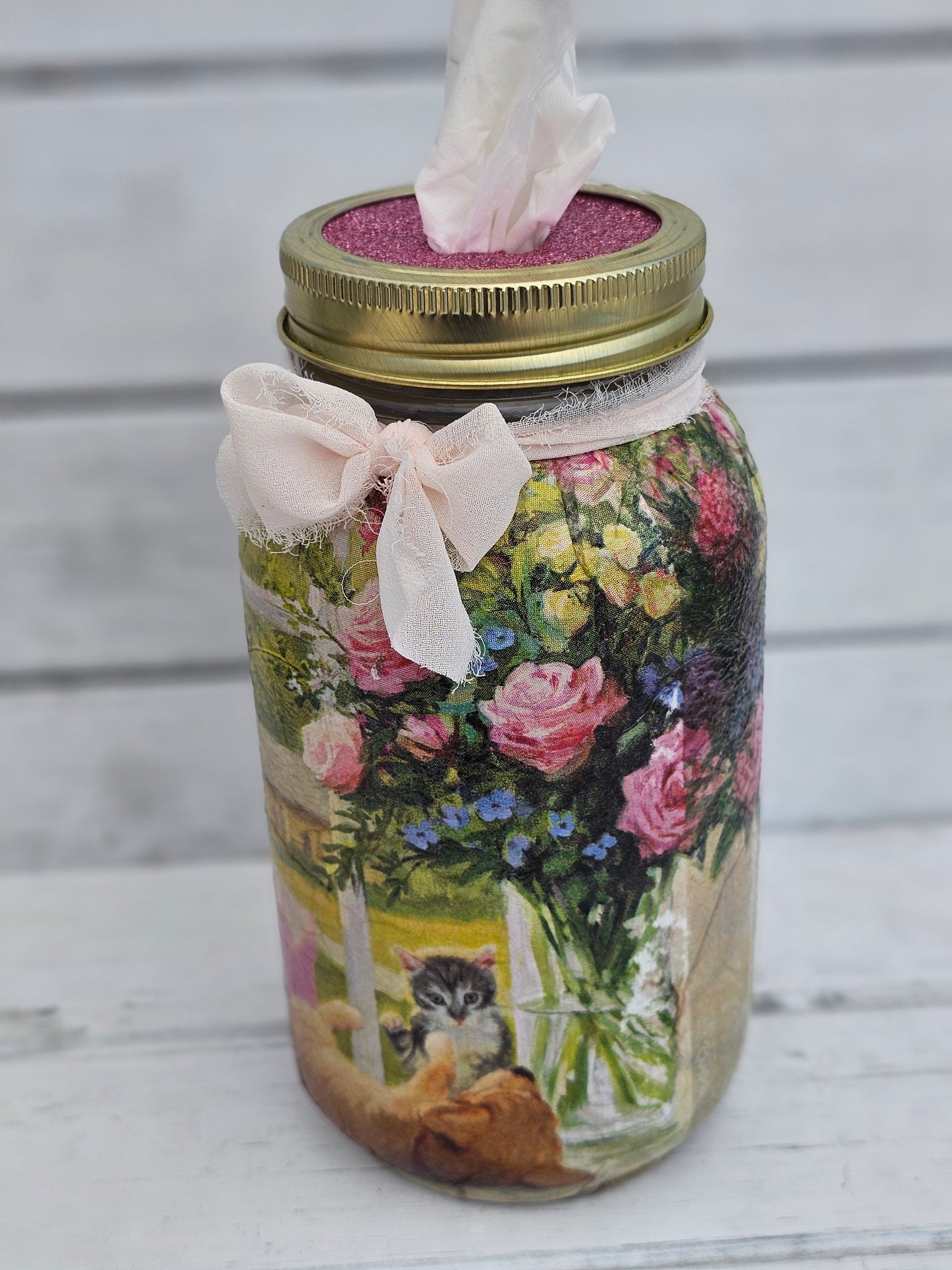 Decorative Tissue Jar (Dog / Cat)