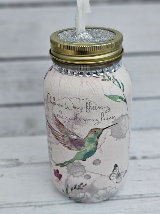 Decorative Tissue Jar (Bird}