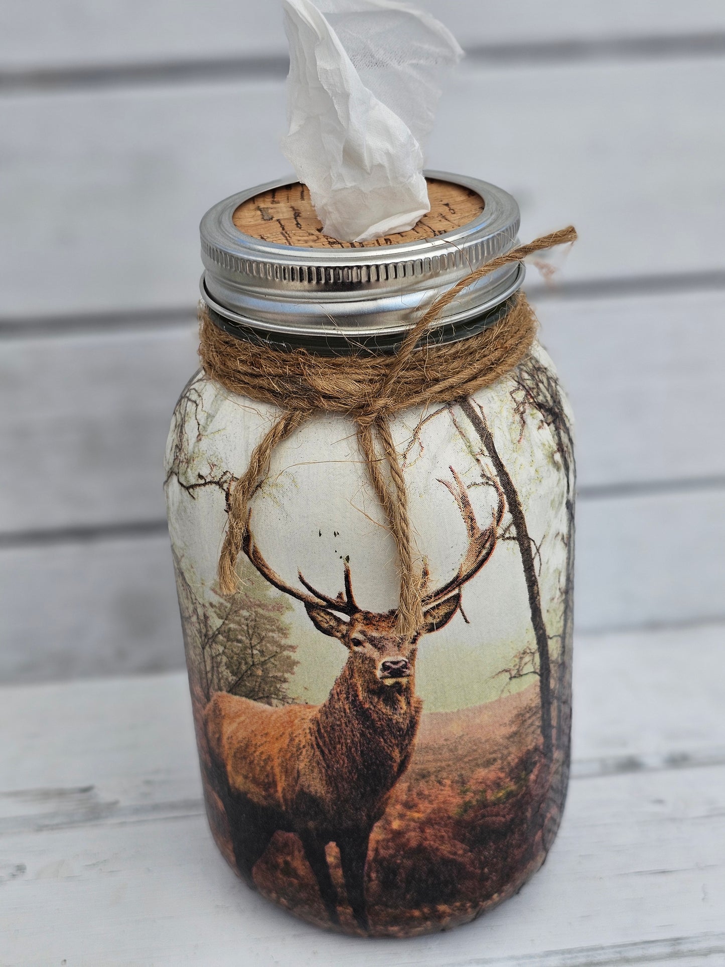 Decorative Tissue Jar (Animals)
