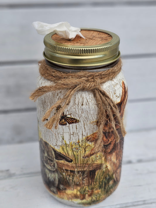 Decorative Tissue Jar (Animals)