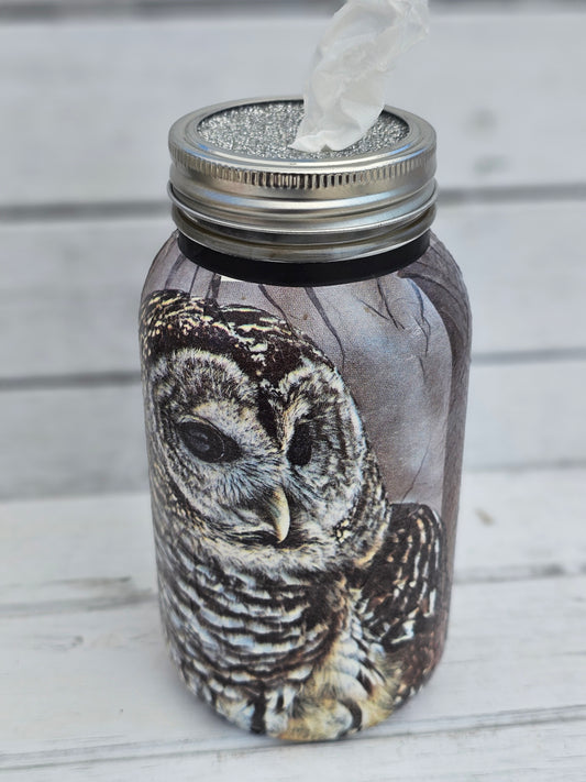 Decorative Tissue Jar ( Owl )