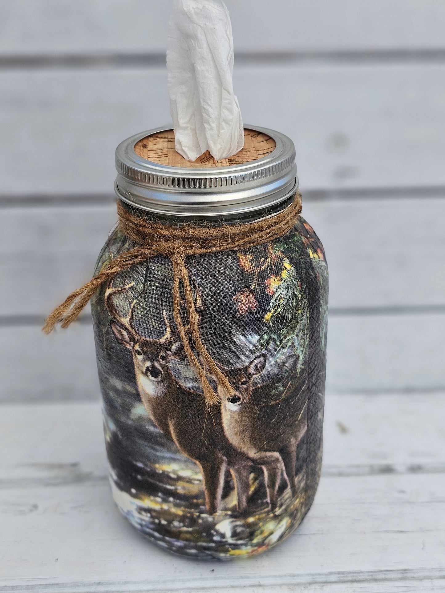 Decorative Tissue Jar (Animals)