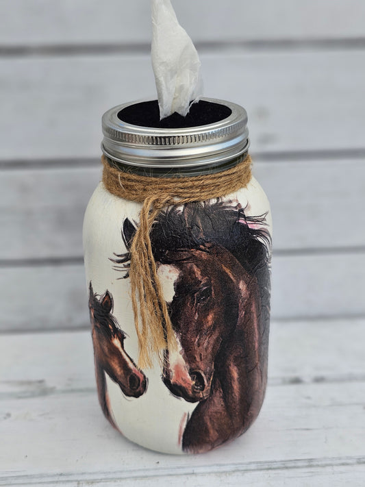 Decorative Tissue Jar ( Horse)
