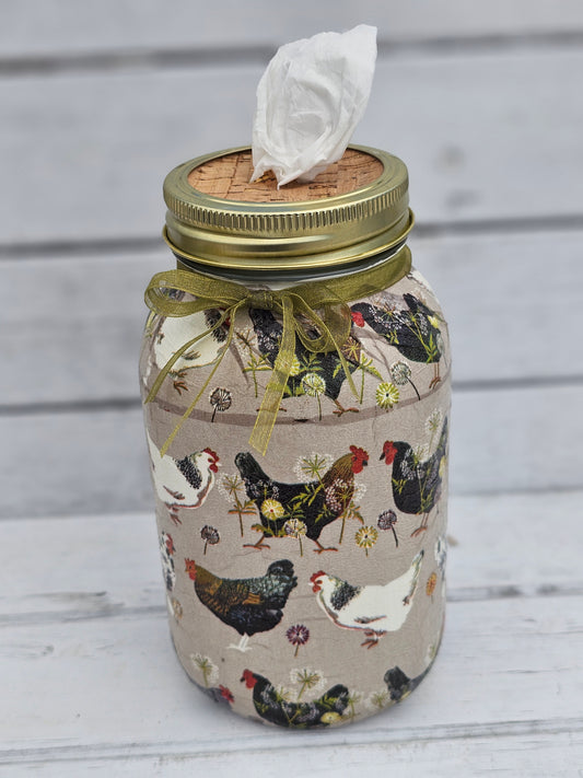Decorative Tissue Jar (Chicken)