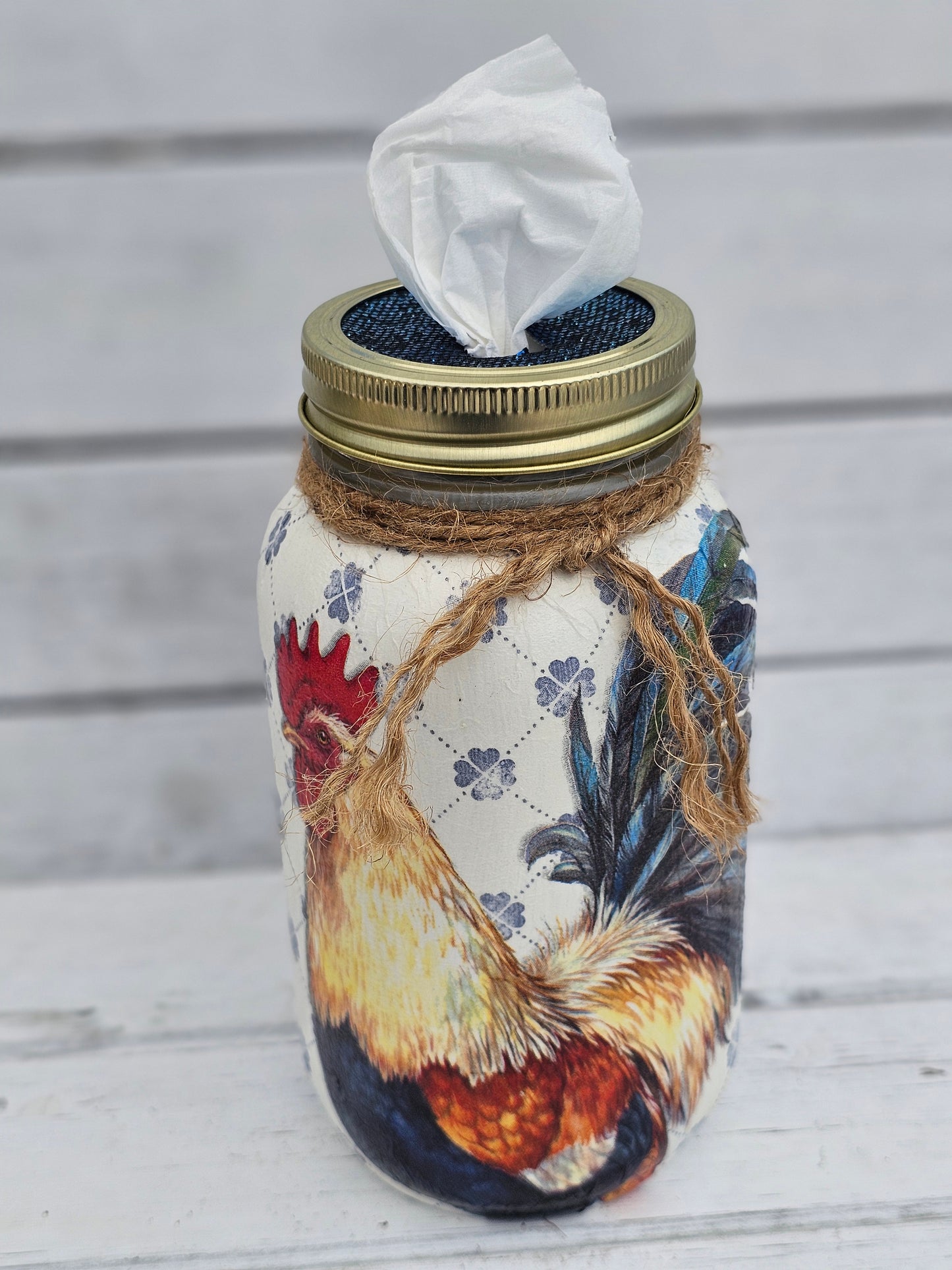 Decorative Tissue Jar (Chicken)