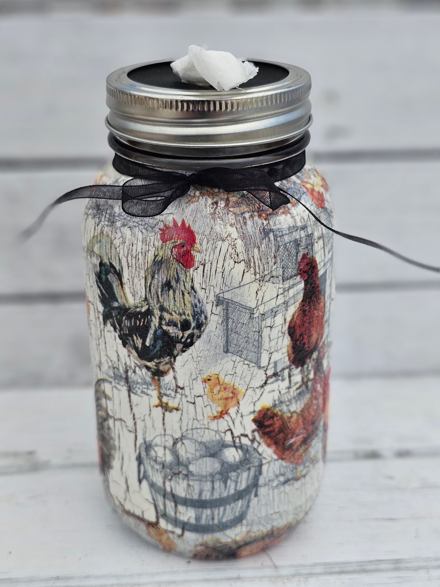 Decorative Tissue Jar (Chicken)