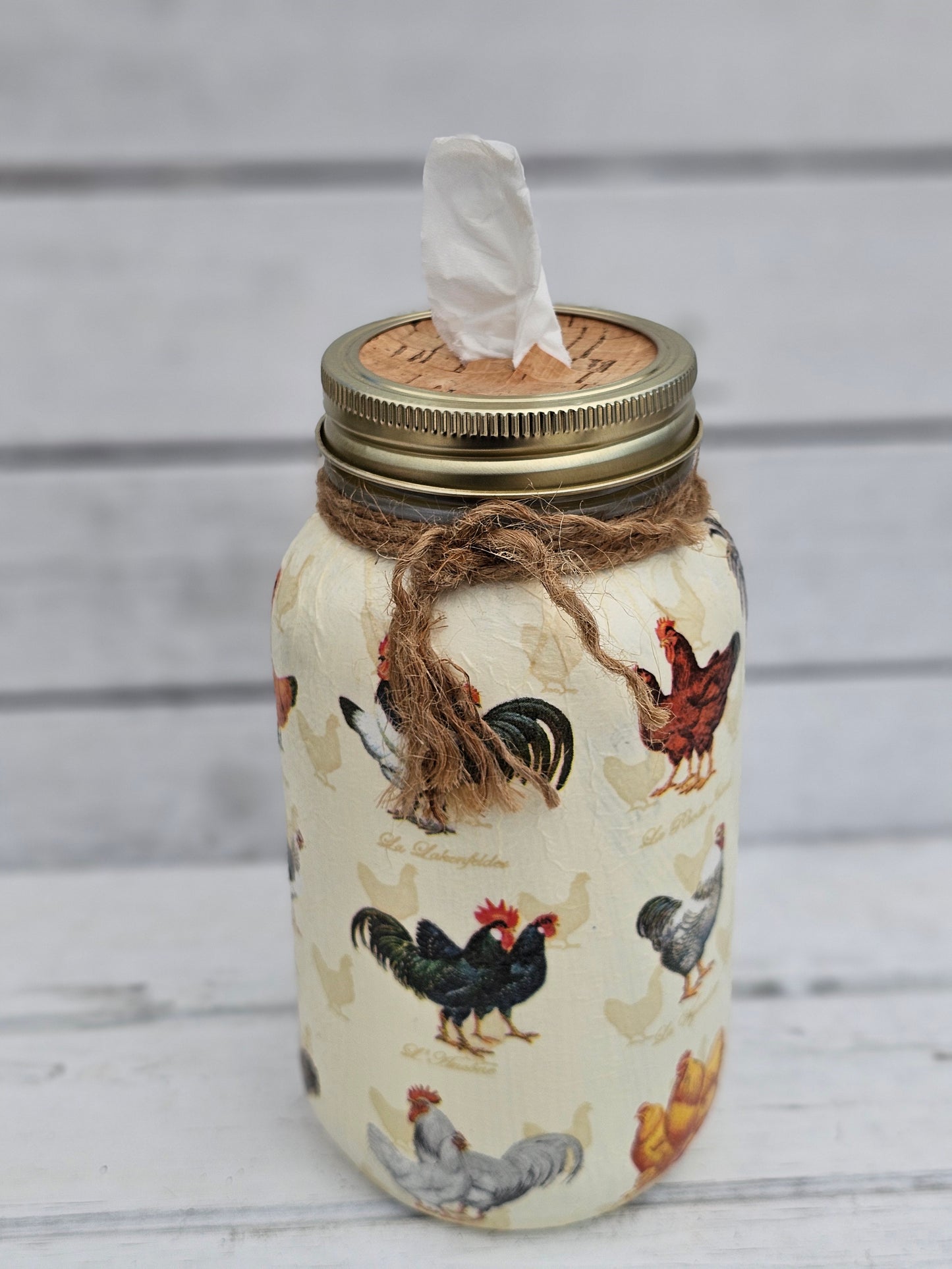 Decorative Tissue Jar (Chicken)