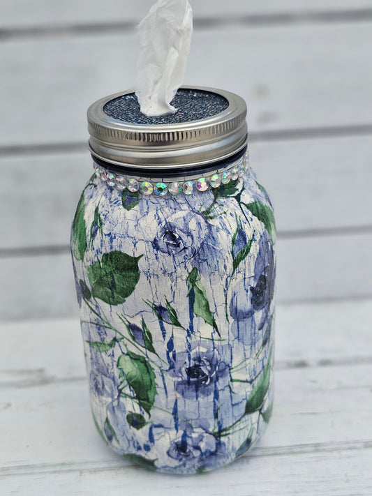 Decorative Tissue Jar (Flower)