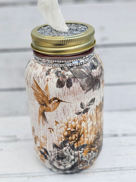 Decorative Tissue Jar (Flower)