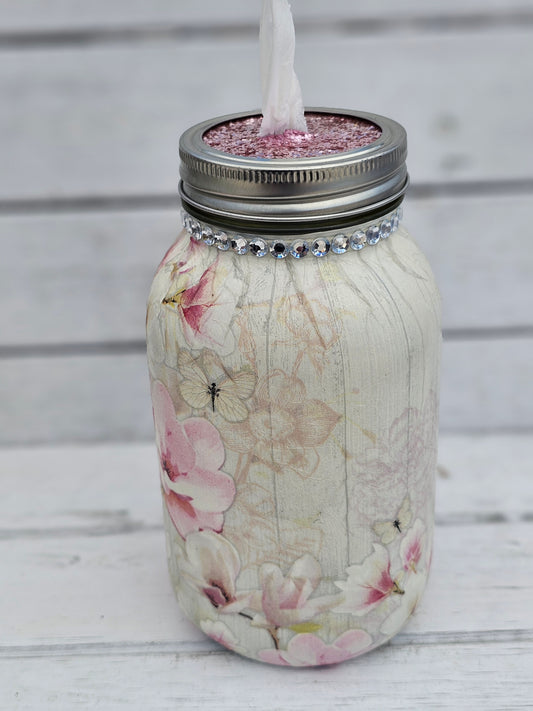 Decorative Tissue Jar (Flower)