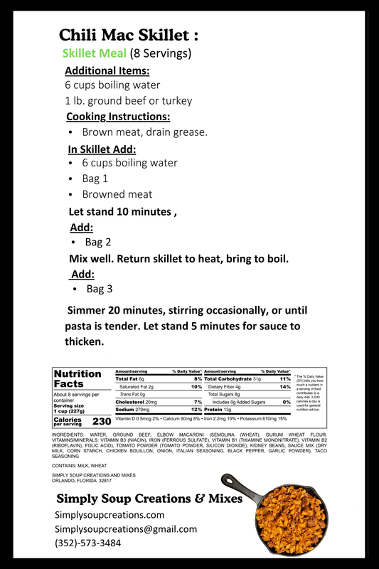 Chili Mac Skillet Mix