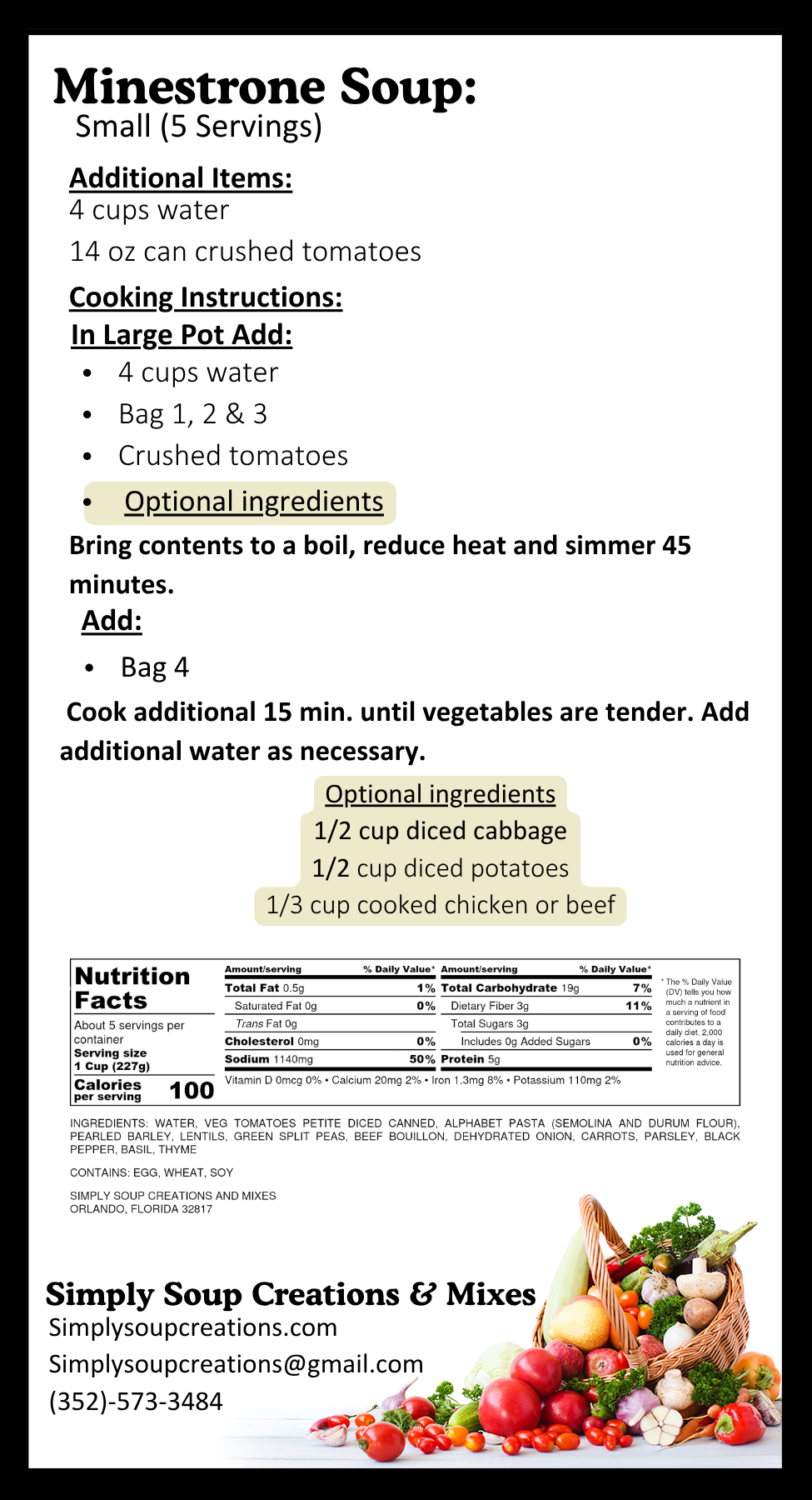 Minestrone Soup