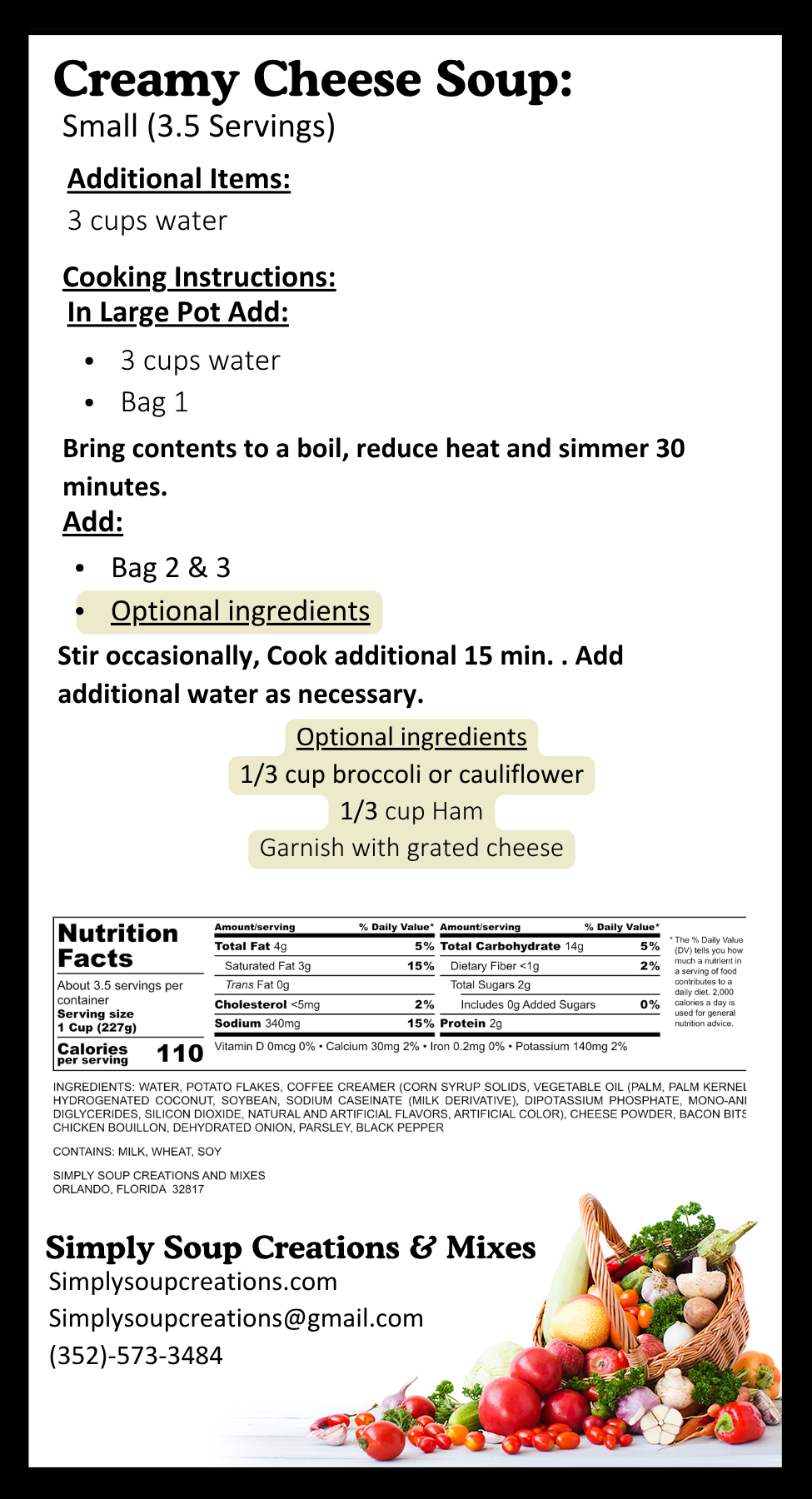 Creamy Cheese Soup