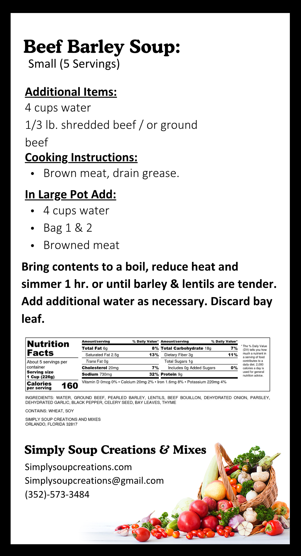 Beef Barley Soup