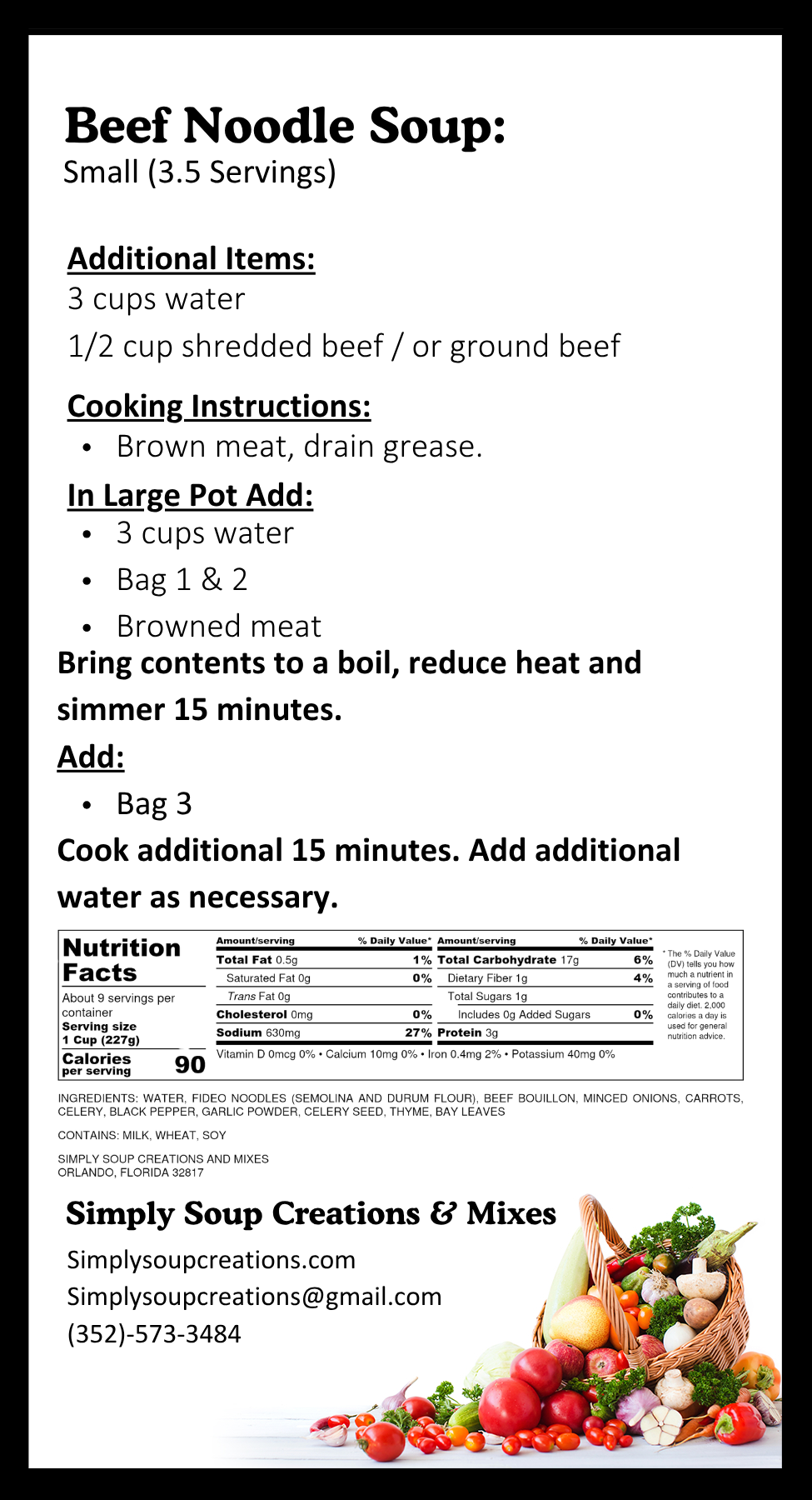 Beef Noodle Soup