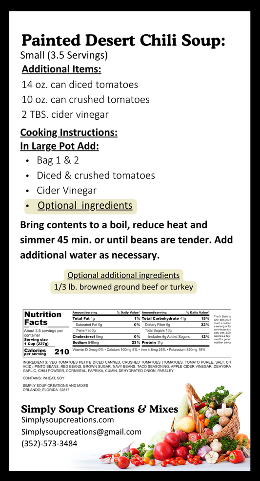 Painted Desert Chili Soup
