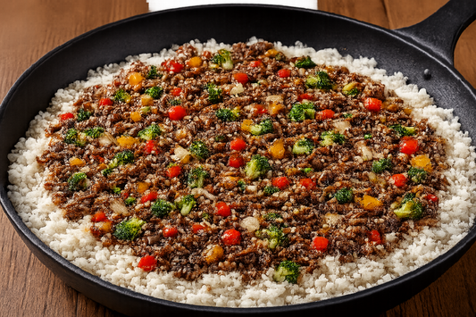 Hawaiian Style Teriyaki Beef & Vegetables with Rice Skillet Mix