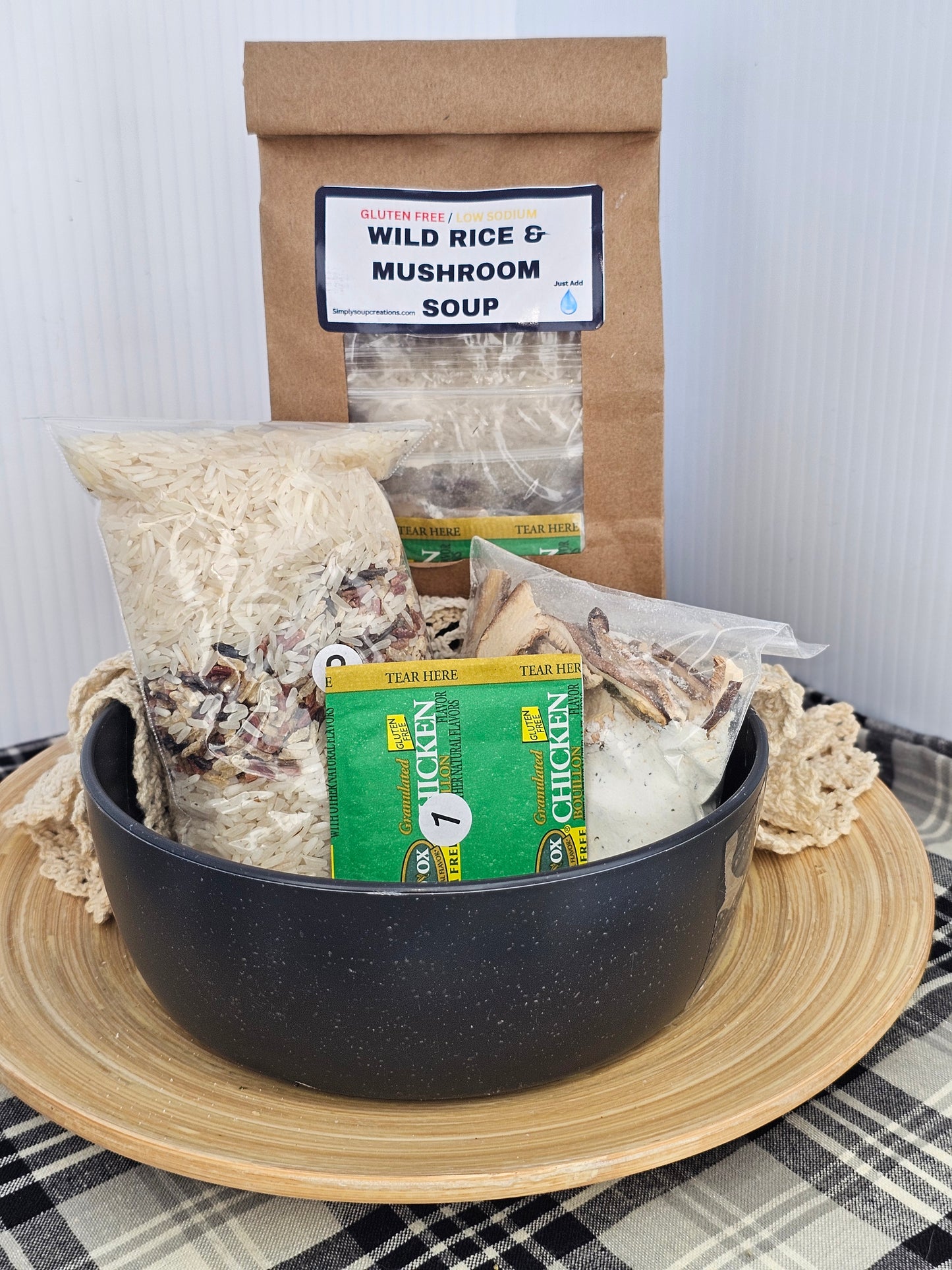 Wild Rice & Mushroom Soup / Gluten Free