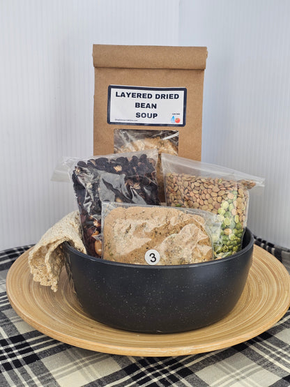 Layered Dried Bean Soup