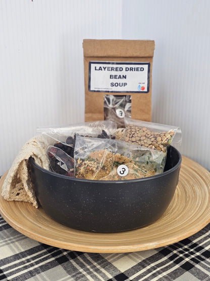 Layered Dried Bean Soup