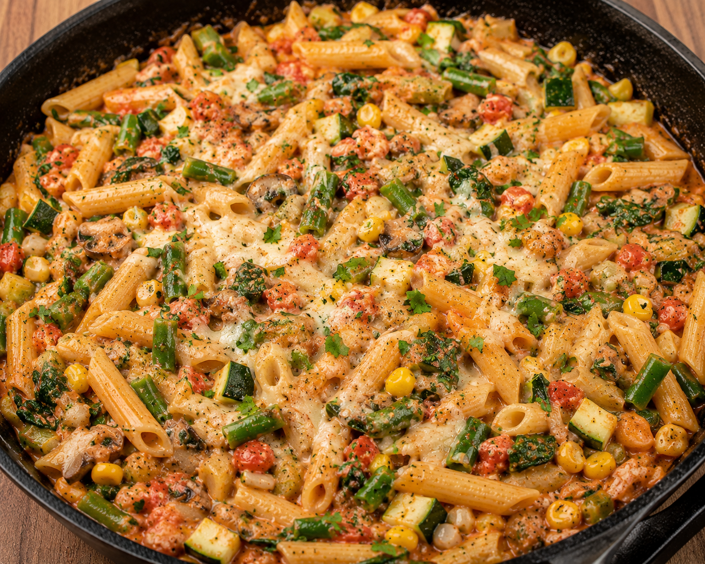 Tomato Pasta Primavera Skillet Mix