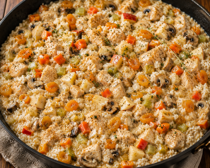 Creamy Apricot & Apple Chicken w/ Rice Pilaf Skillet Mix