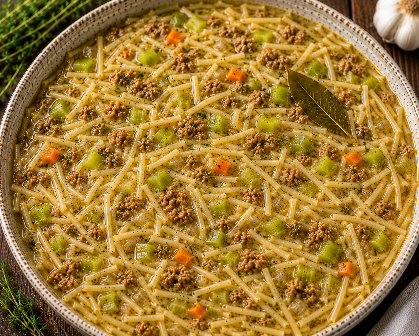 Beef Noodle Soup /Gluten Free / Zero Sodium