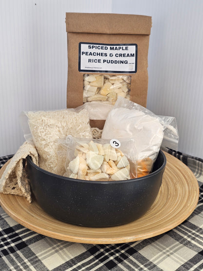 Spiced Maple Peaches & Cream Rice Pudding / Dessert Mix