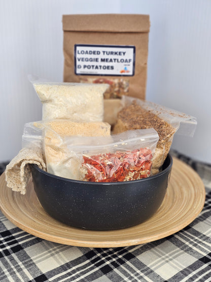 Loaded Turkey Veggie Meatloaf & Potatoes Casserole Mix